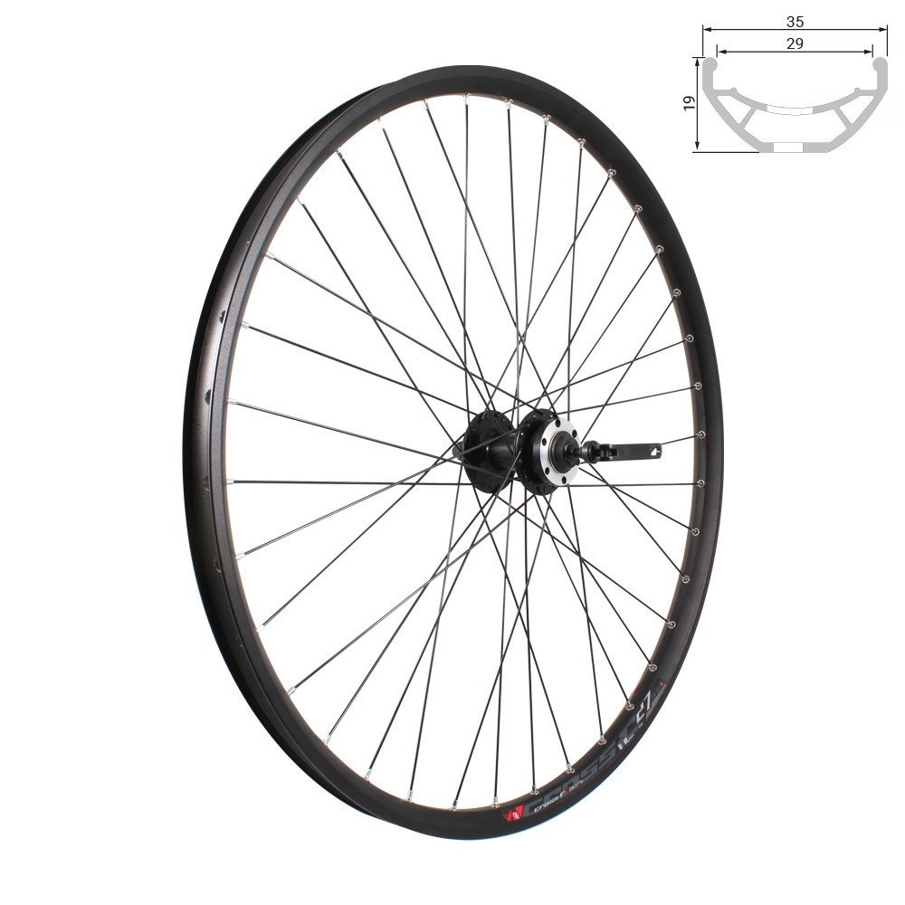 Easy Ruota MTB TUBELESS READY - Anteriore 27.5 con mozzo su sfere a sgancio rapido 9mm