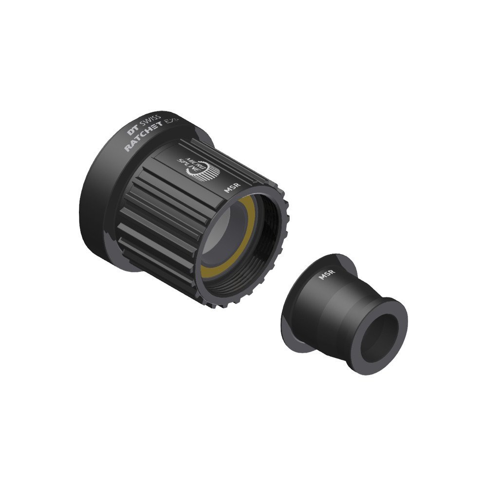 Dtswiss Kit corpetto Road RATCHET EXP + end cap DX - Shimano Microspline 12v alluminio, cuscinetti ceramici