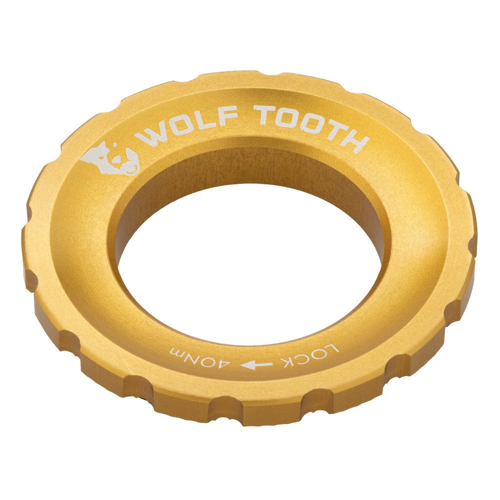 Wolftooth Lockring CHIUSURA DISCO CENTERLOCK - GHIERA ESTERNA, ORO
