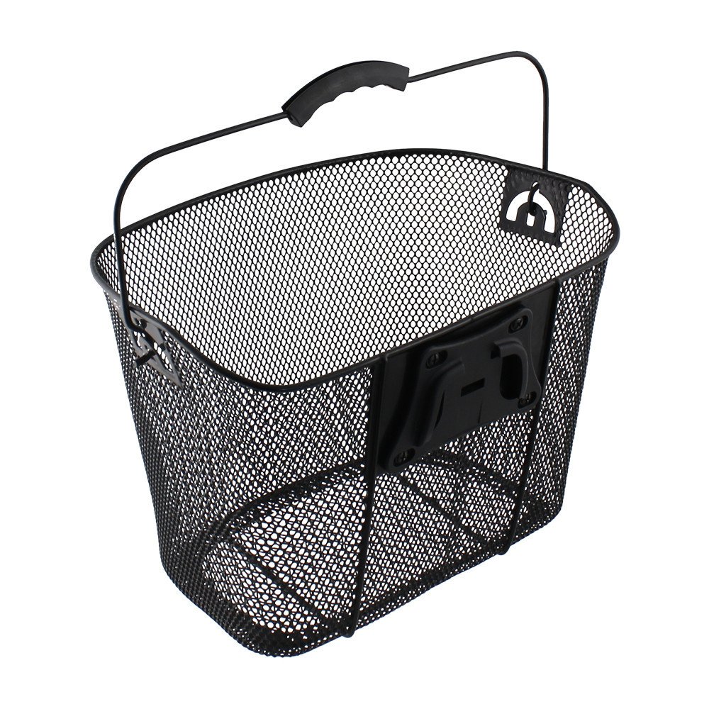 Easy Front basket STANDARD WITH CLIP - black