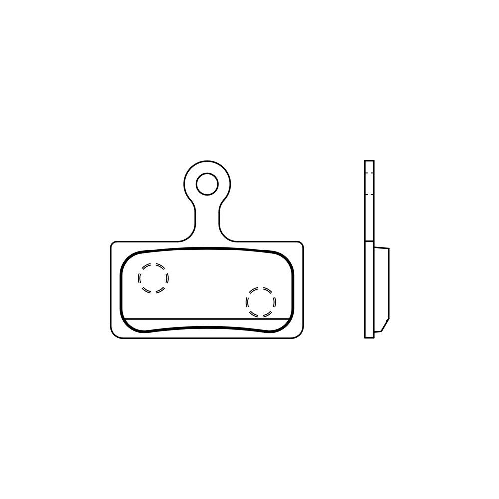 Ferodo Bici Pastiglie freno SHIMANO XT BR-M8000 - Organica, all-round, 1 set