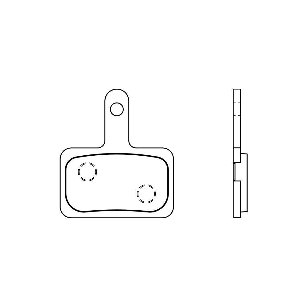 Ferodo Bici Brake pads SHIMANO DEORE BR-M575 - Organic, all-round, 1 set