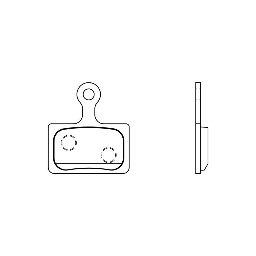 Ferodo Bici Pastiglie freno SHIMANO ULTEGRA BR-RS805 - Organica, all-round, 1 set