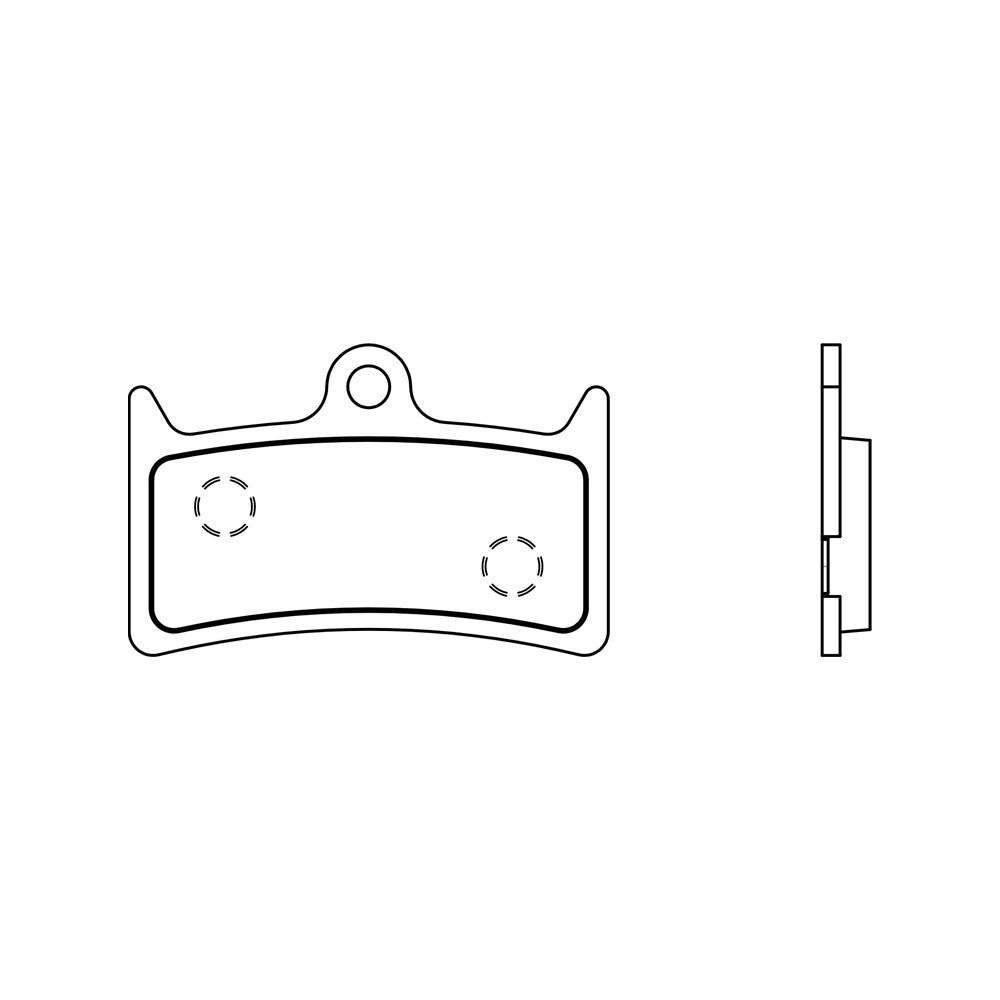 Ferodo Bici Brake pads HOPE V4 - Organic, all-round, 1 set