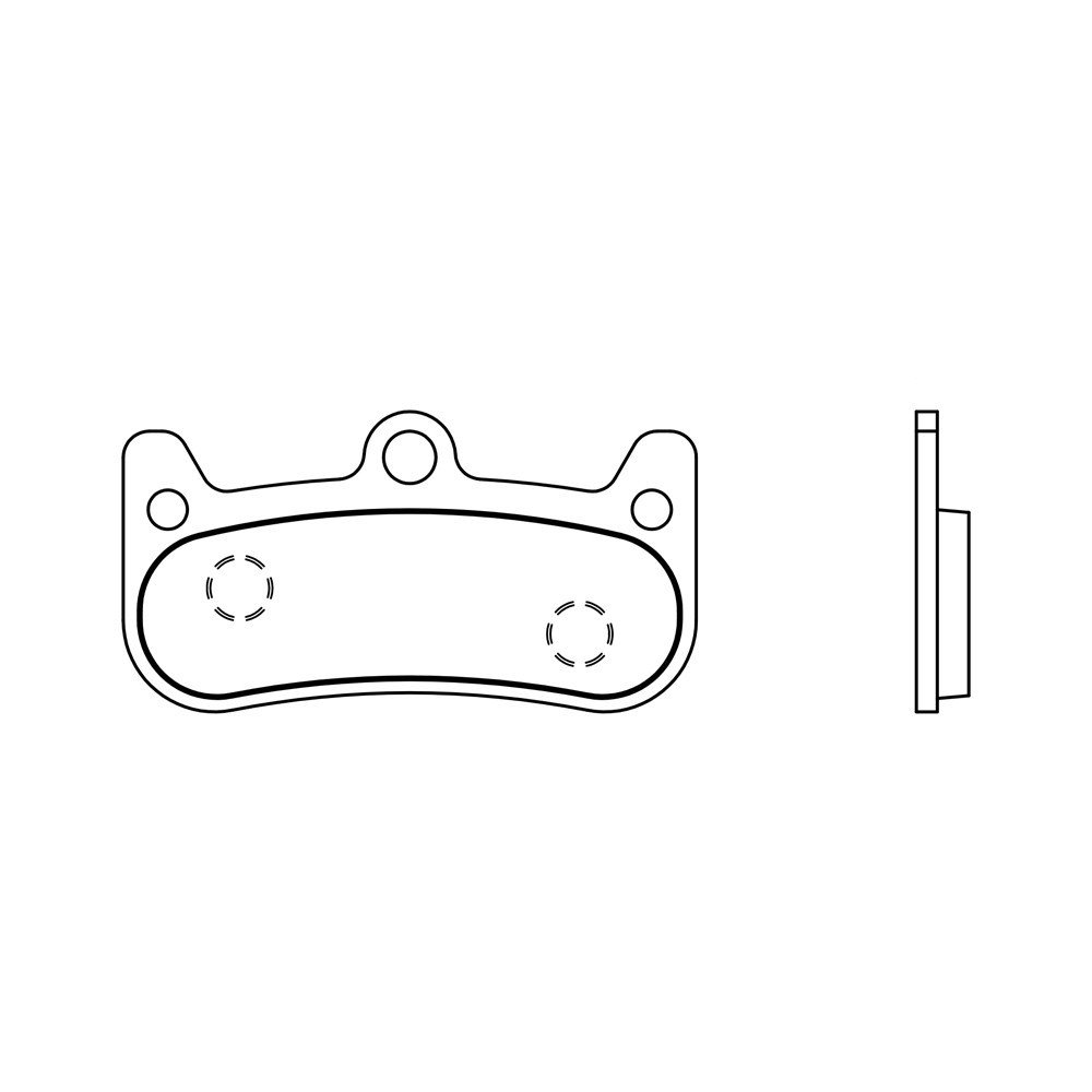 Ferodo Bici Brake pads FORMULA CURA 4 - Organic, all-round, 1 set