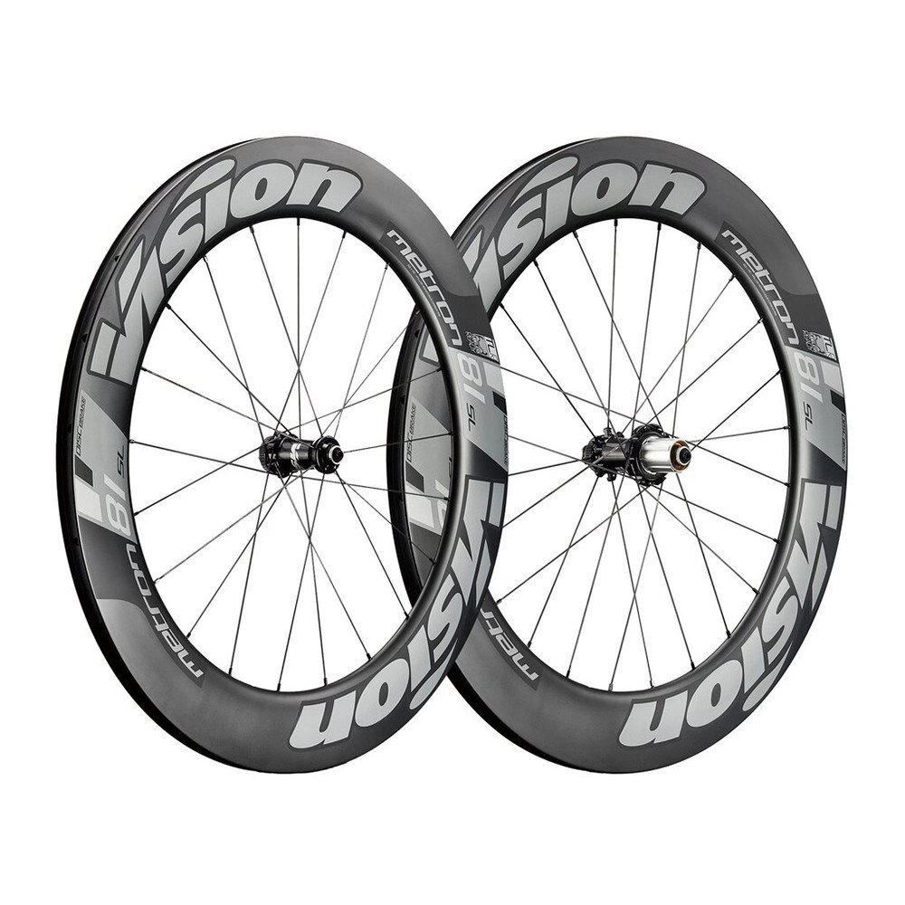 Vision Wheelset METRON 81 SL Carbon c19 tubeless ready Disc 28/700C V18 - SH11/HG, Center Lock