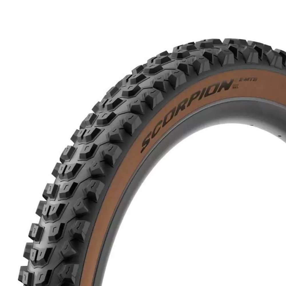 Pirelli Tyre SCORPION E-MTB M - 27.5X2.60, black brown (classic), HyperWall
