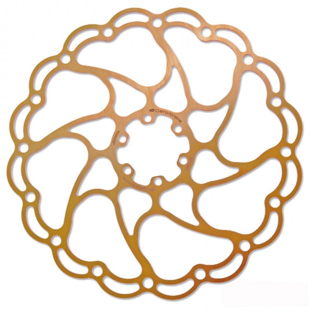 Alligator Disco ARIES 6 fori - 180 mm, oro (rivestito Ti-N)