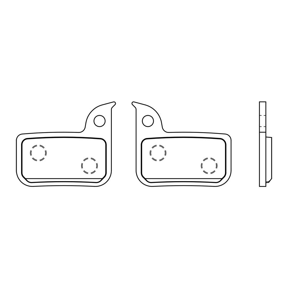 Ferodo Bici Brake pads SRAM RED 22 - Organic, road, 1 set