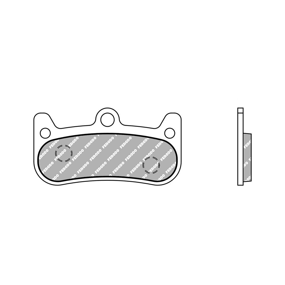 Ferodo Bici Brake pads FORMULA CURA 4 - Semi-metallic, racing, 1 set