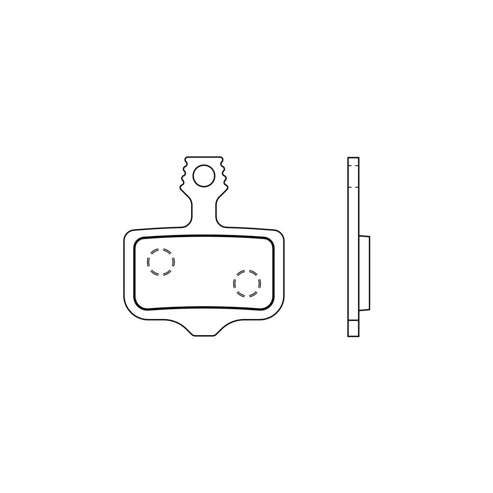 Ferodo Bici Brake pads ELIX-RED AXS - Organic, road, 1 set