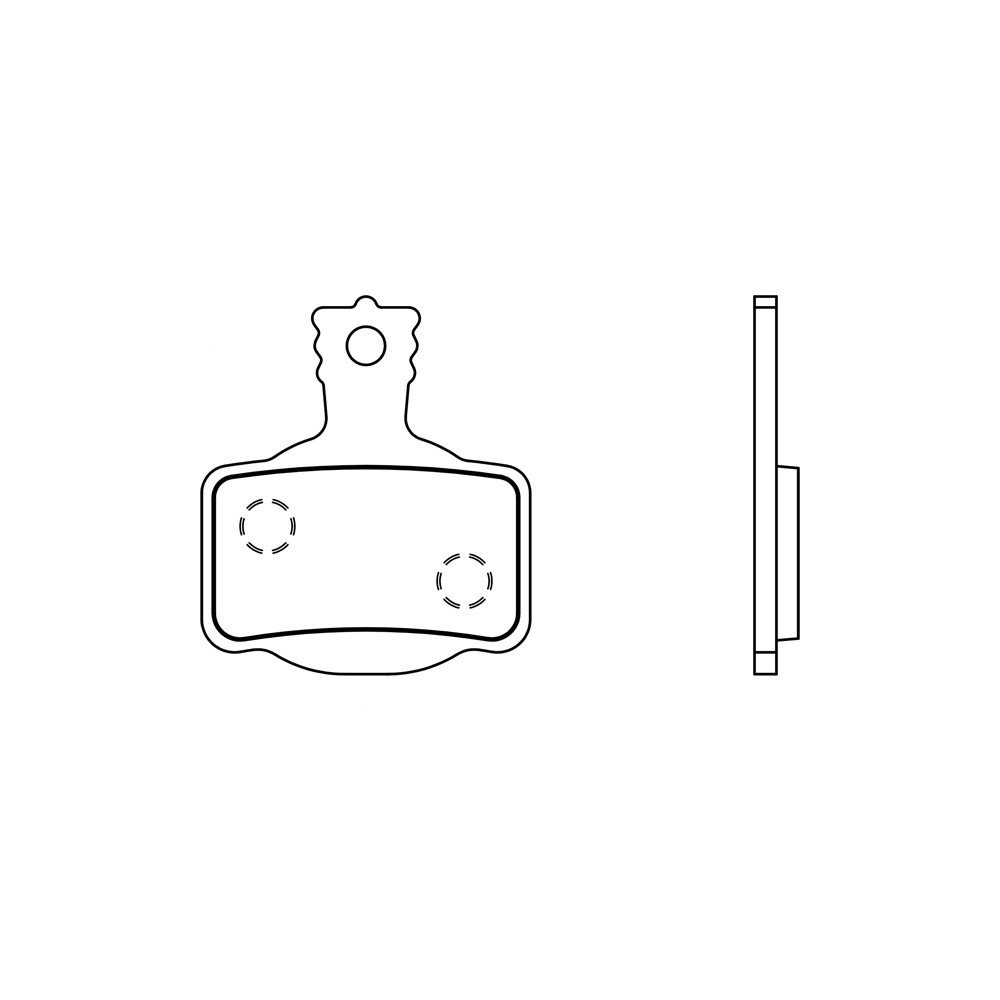 Ferodo Bici Pastiglie freno MAGURA MT2/MT4/MT6/MT8 - Organica, road, 1 set