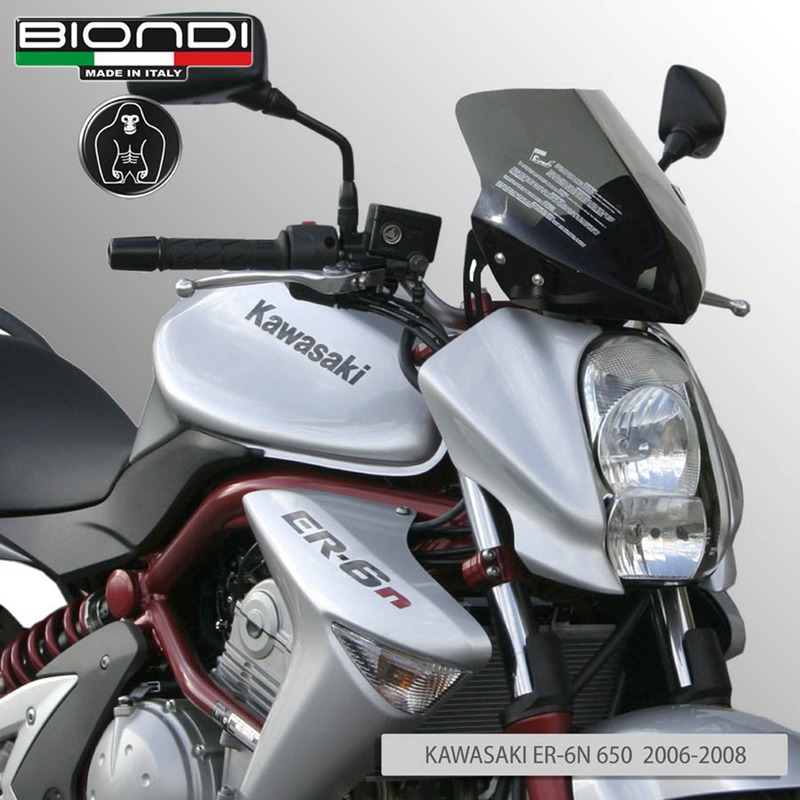BIONDI WINDSHIELD KAWASAKI ER 6N 06FUME DARK