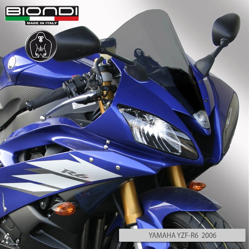 BIONDI WINDSHIELD YAMAHA YZF R6 60006 FUME DARK