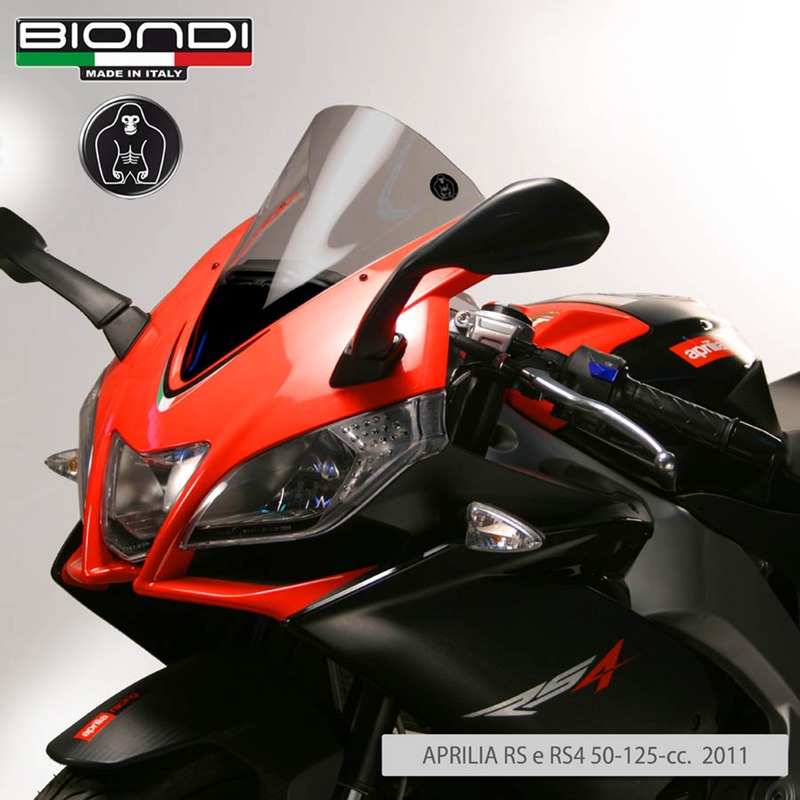 BIONDI WINDSHIELD APRILIA RSV4 R 10RSV 4 FUME DARK