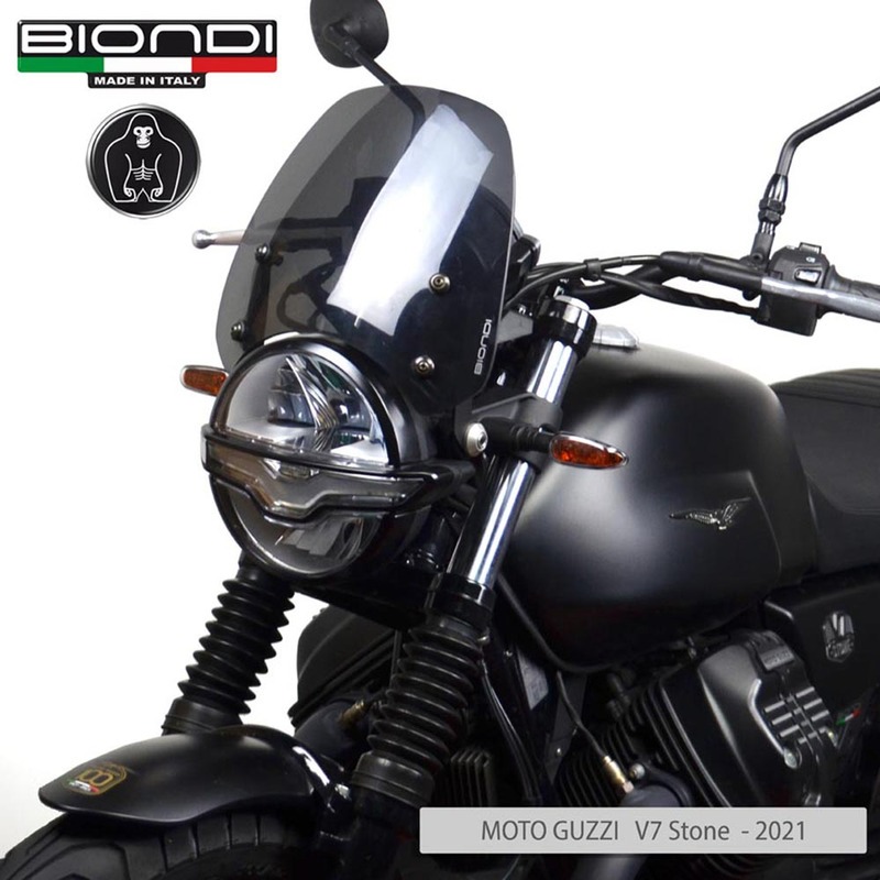 BIONDI CUPOLINO MOTO GUZZI V7 III 17-20 V9 BOBBER FUME\'SCURO