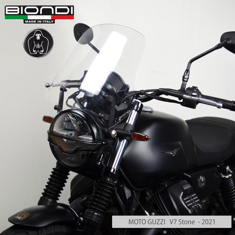 BIONDI CUPOLINO MOTO GUZZI V7 III 17-20 V9 BOBBER TRASPARENTE