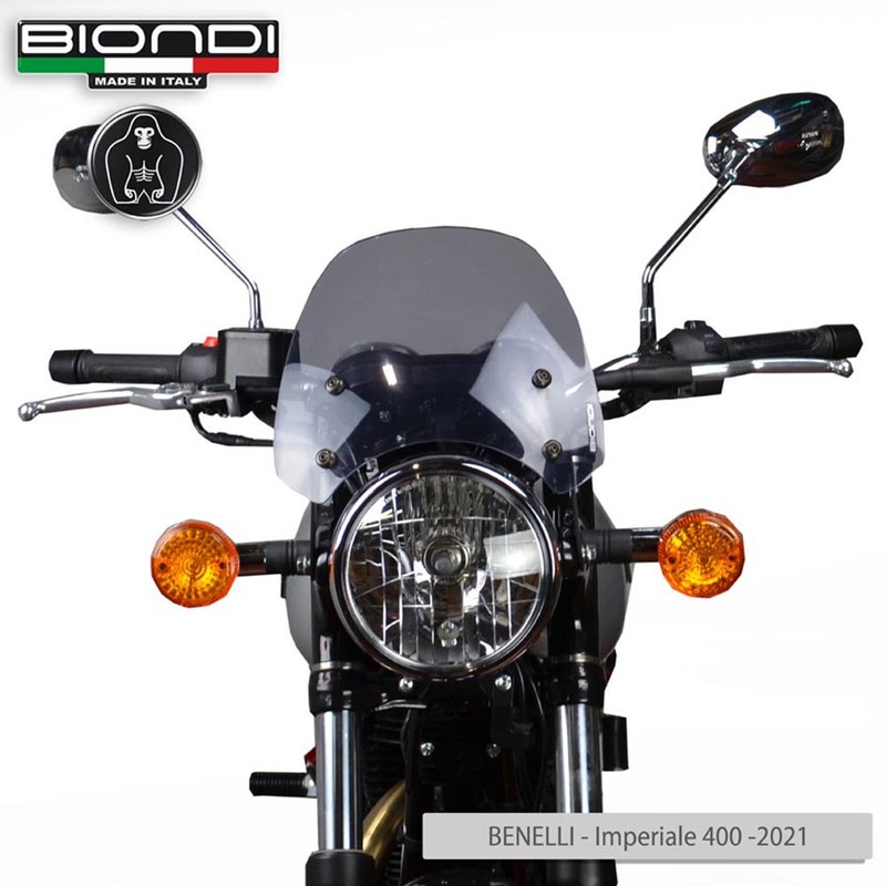BIONDI CUPOLINO BENELLI IMPERIALE 400SPORT SMOKE GRAY CHIARO