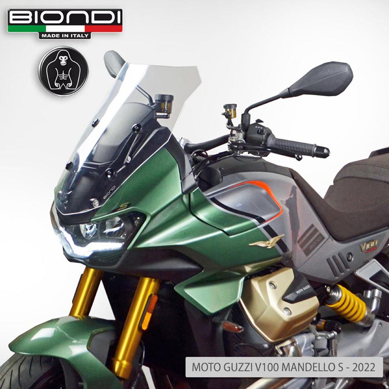 BIONDI WINDSHIELD MOTO GUZZI V100 22CLEAR - TOURING
