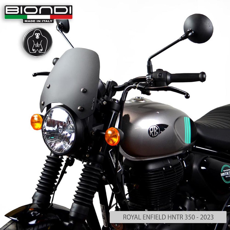 BIONDI CUPOLINO ROYAL ENFIELD HNTR350 23- SPORT NERO SATINATO