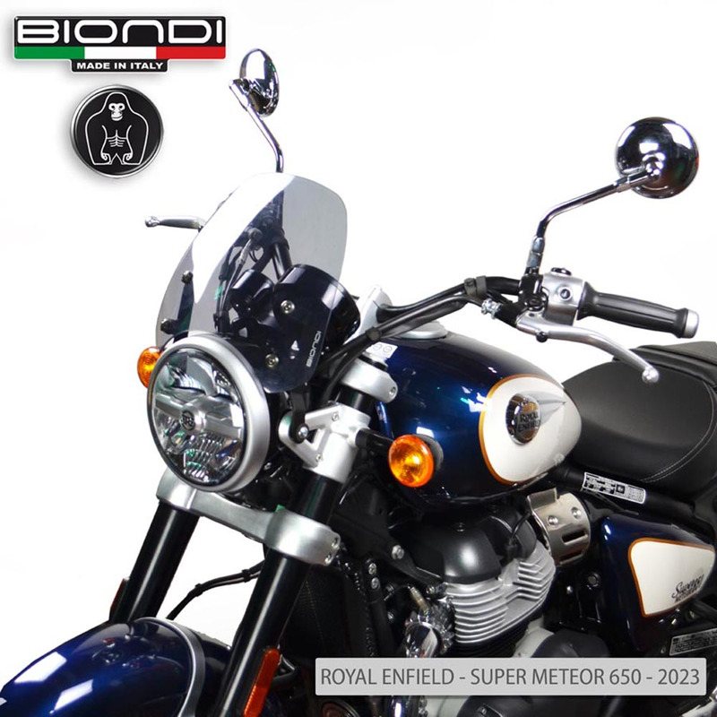BIONDI CUPOLINO ROYAL ENFIELD METEOR350 21- SPORT FUME\' CHIARO