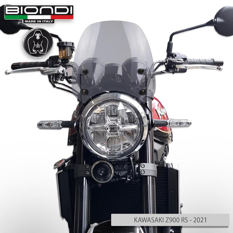 BIONDI WINDSHIELD KAWASAKI Z900 RS18- FUME CLEAR - SPORT