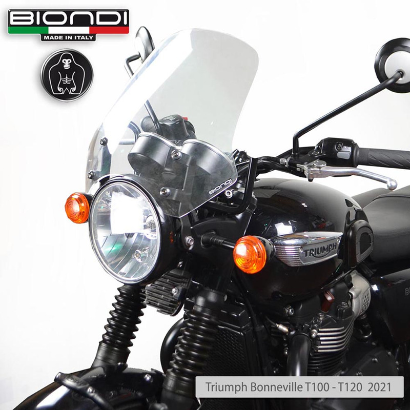 BIONDI CUPOLINO TRIUMPH BONNEVILLE T100/T120 21- TOURING TRASP.