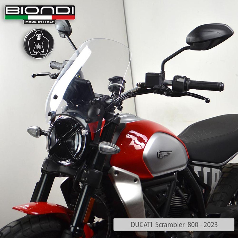 BIONDI CUPOLINO DUCATI SCRAMBLER 80023- TOURING TRASPARENTE