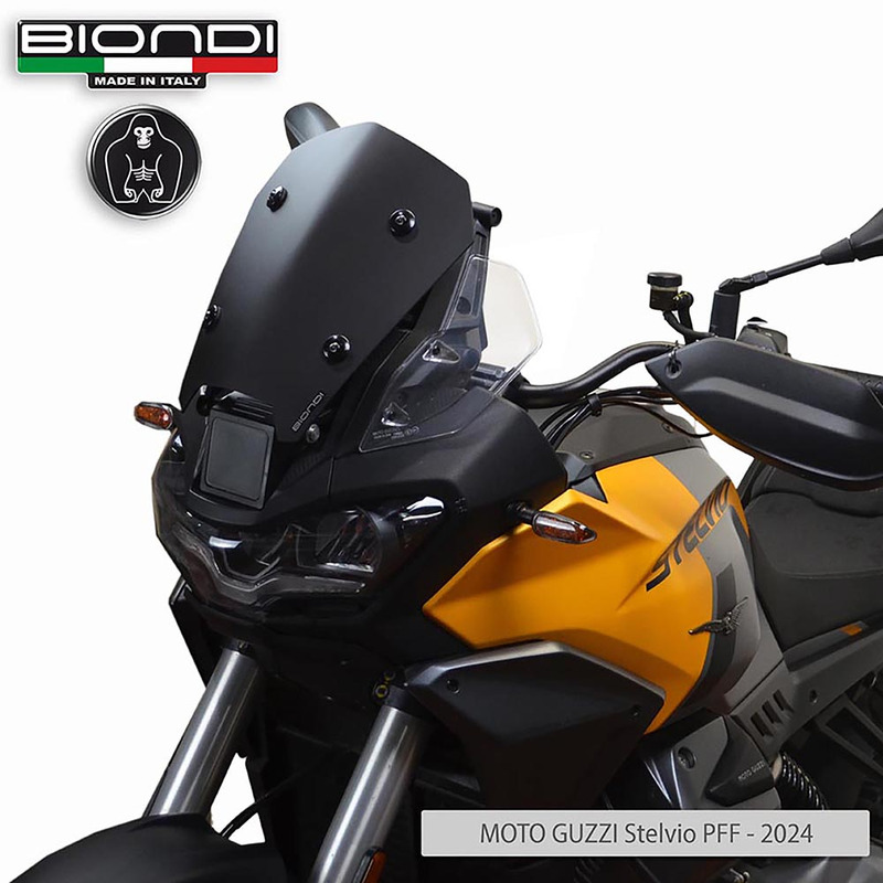 BIONDI WINDSHIELD MOTO GUZZI V100 24-NERO SATIN - SPORT