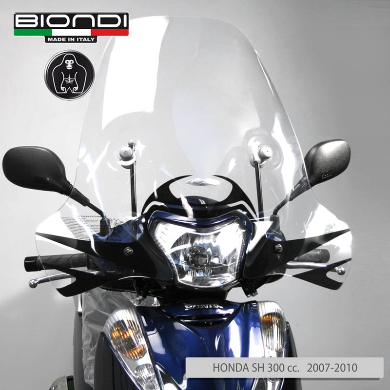 BIONDI WINDSCREEN SH 300 FAROSHAPED WITH SCREEN PRINTING