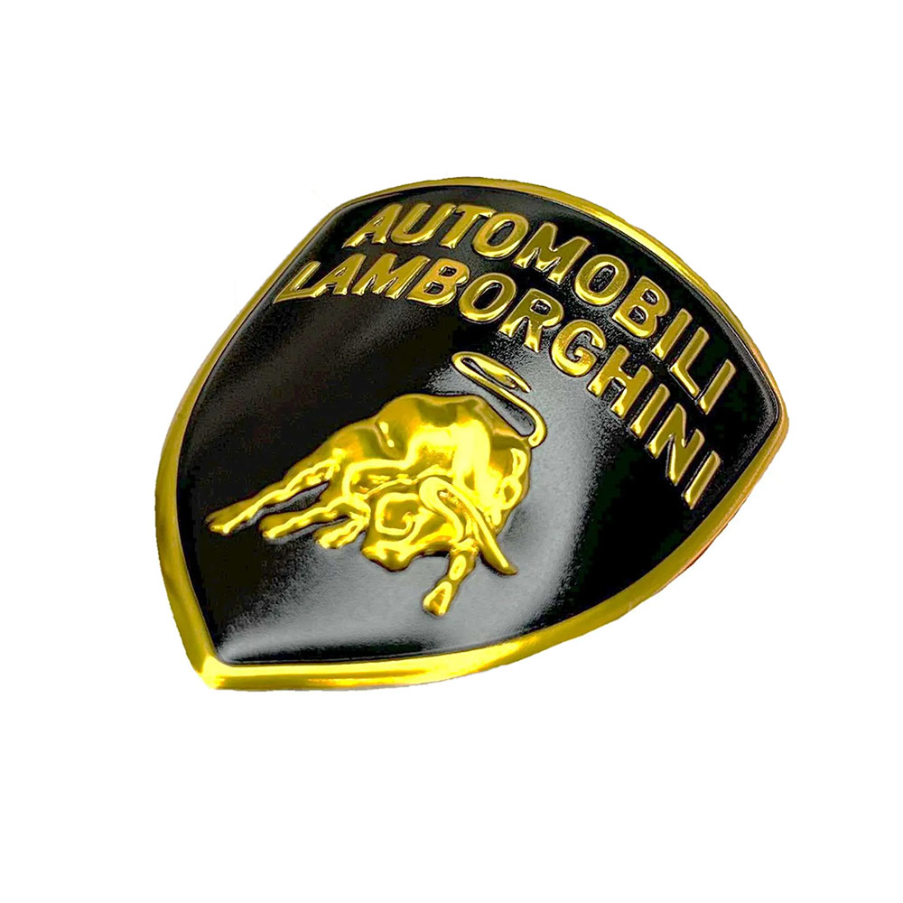 Lamborghini logo plate ALeXT bronze