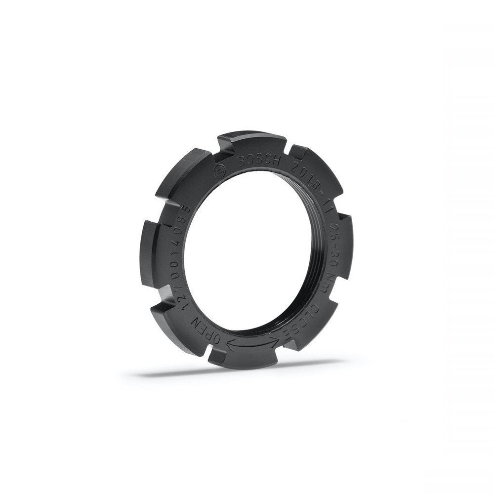 Closure ring, black, for chainring mounting, it needs O-Ring 1.270.016.119, too.