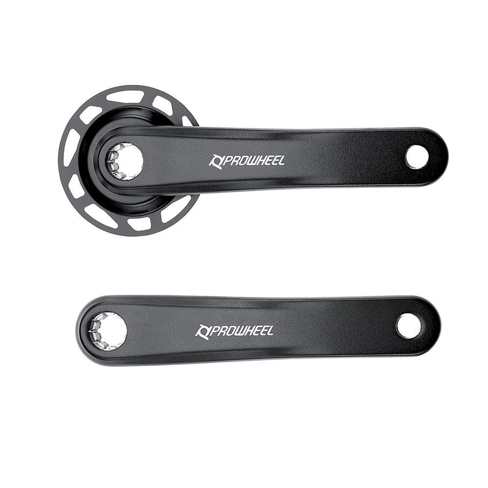 E-Bike crank arms EB03/IS WITH CHAIN GUARD - 170 mm, black