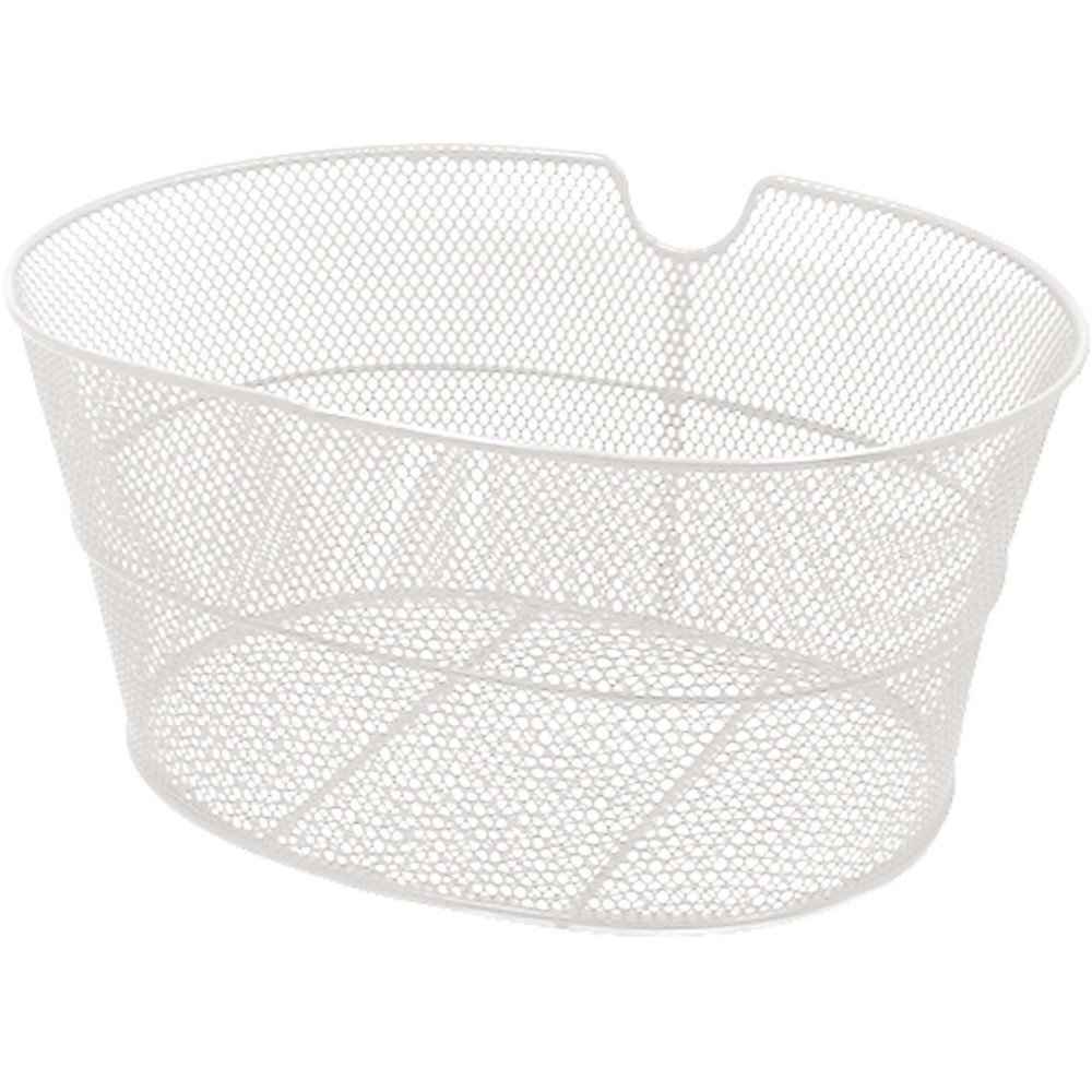 Front basket OVAL - white