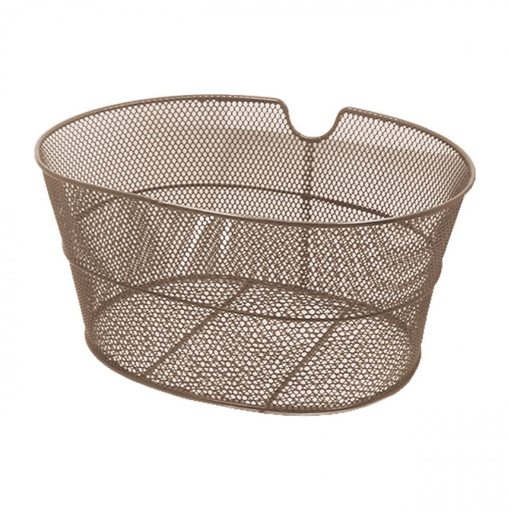 Front basket OVAL - brown