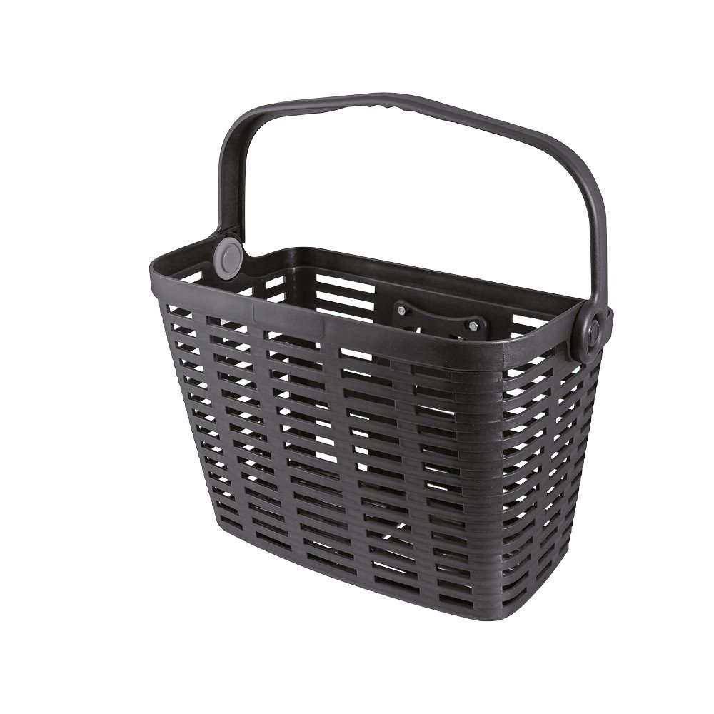 Front basket PLASTIC CLIP - black