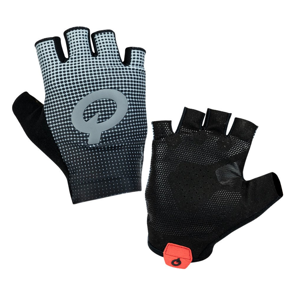 Gloves BLEND SHORT FINGER - M, black white