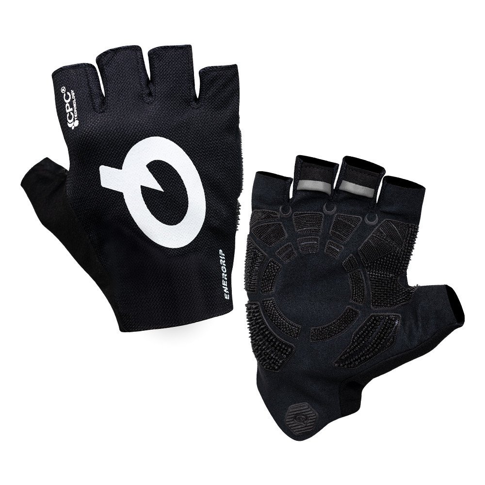 Gloves ENERGRIP SHORT FINGER - S, black white