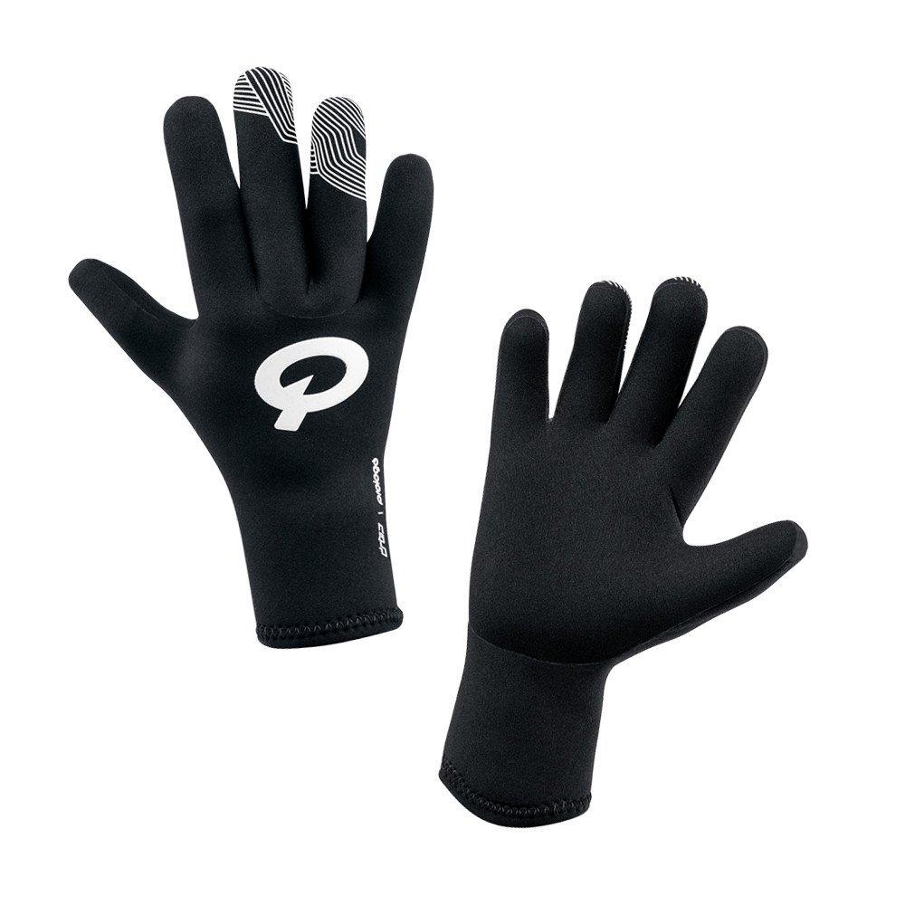 Gloves DROP neoprene long finger - M, black