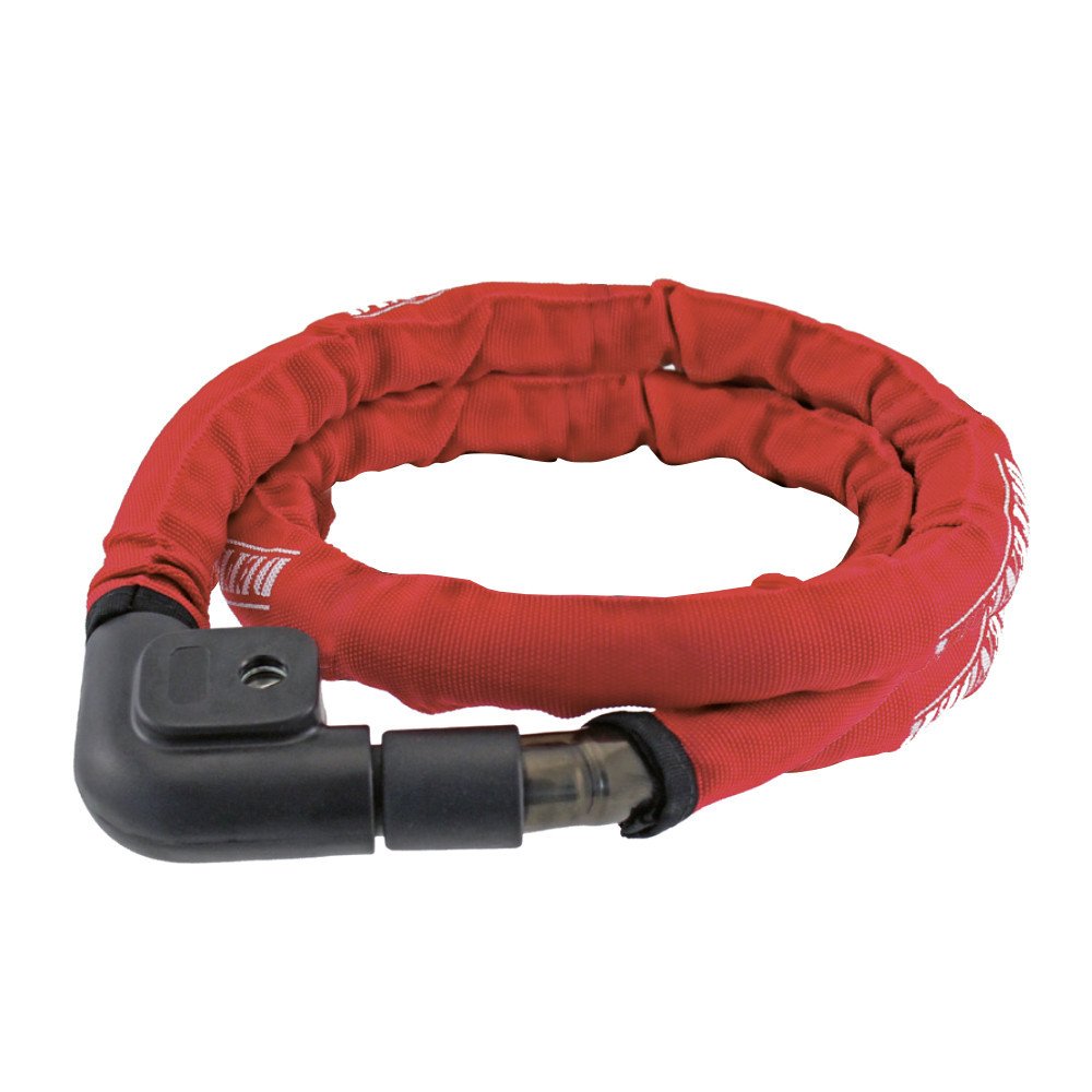 Reinforced cable lock PITONE Ø 22 - black red