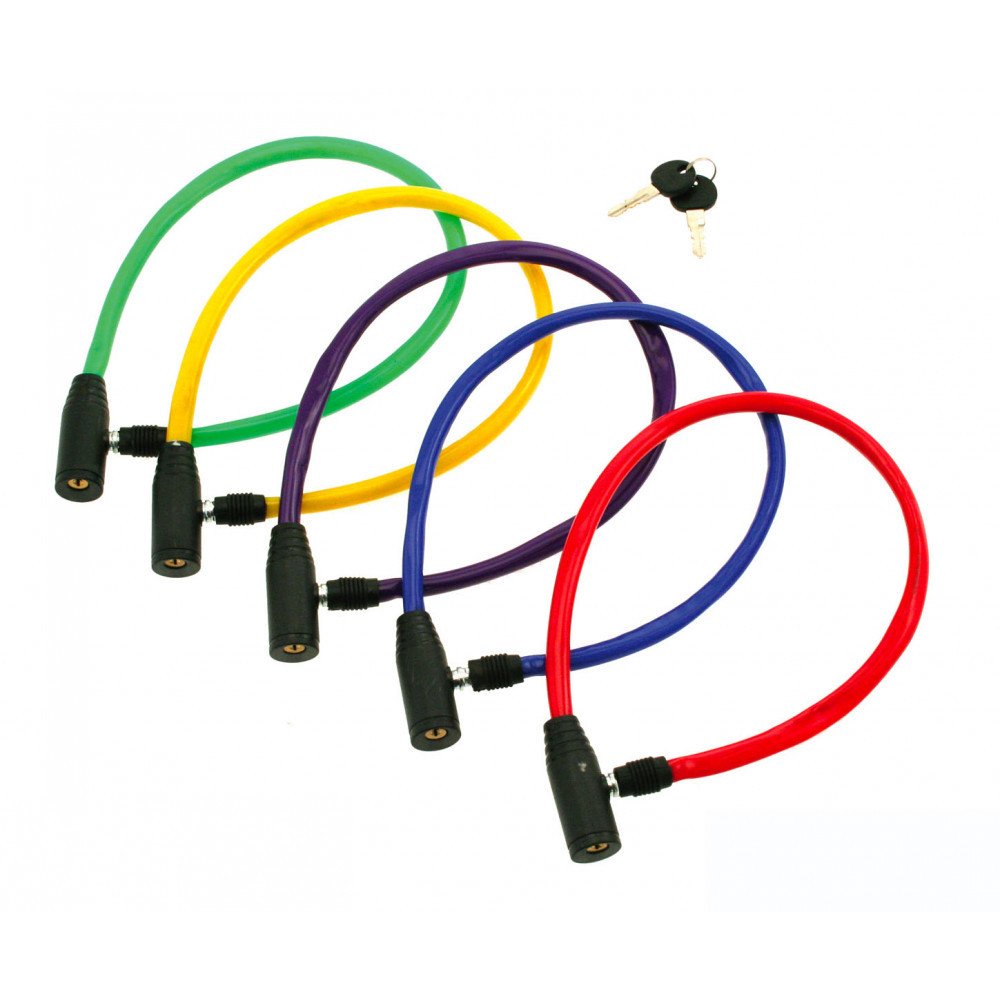 Lock CABLE Ø 5 MM - mixed colours