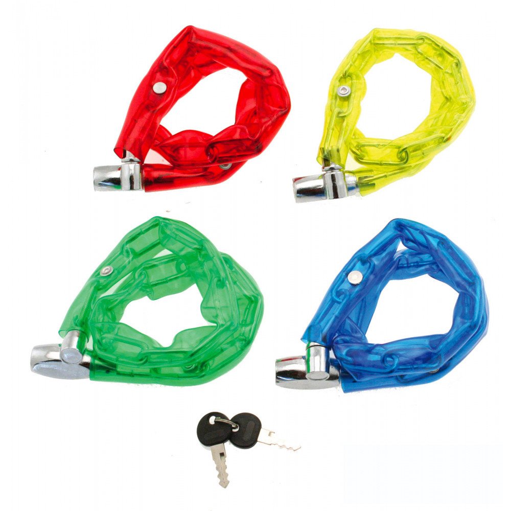 Chain lock PVC Ø 5 - assorted colours