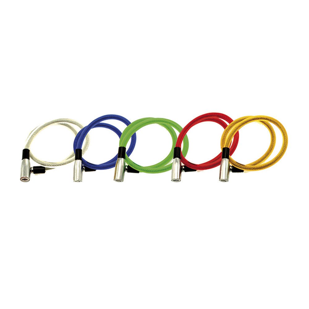 Spiral cable lock STEELHEAD Ø 10 - 650 mm, mixed colours