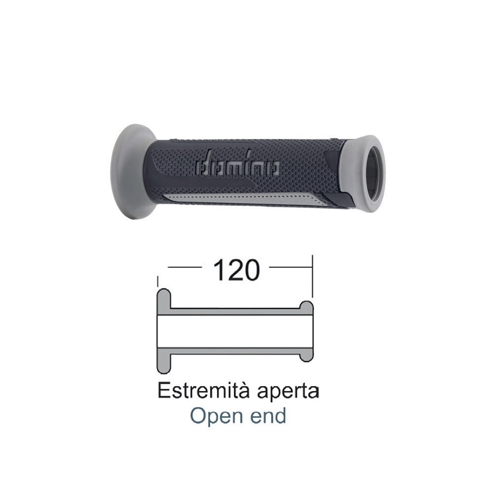 DOMINO Grips Turismo grey/anthracite