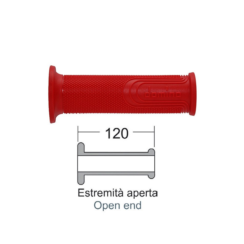 DOMINO RED STYLE GRIPS - Red