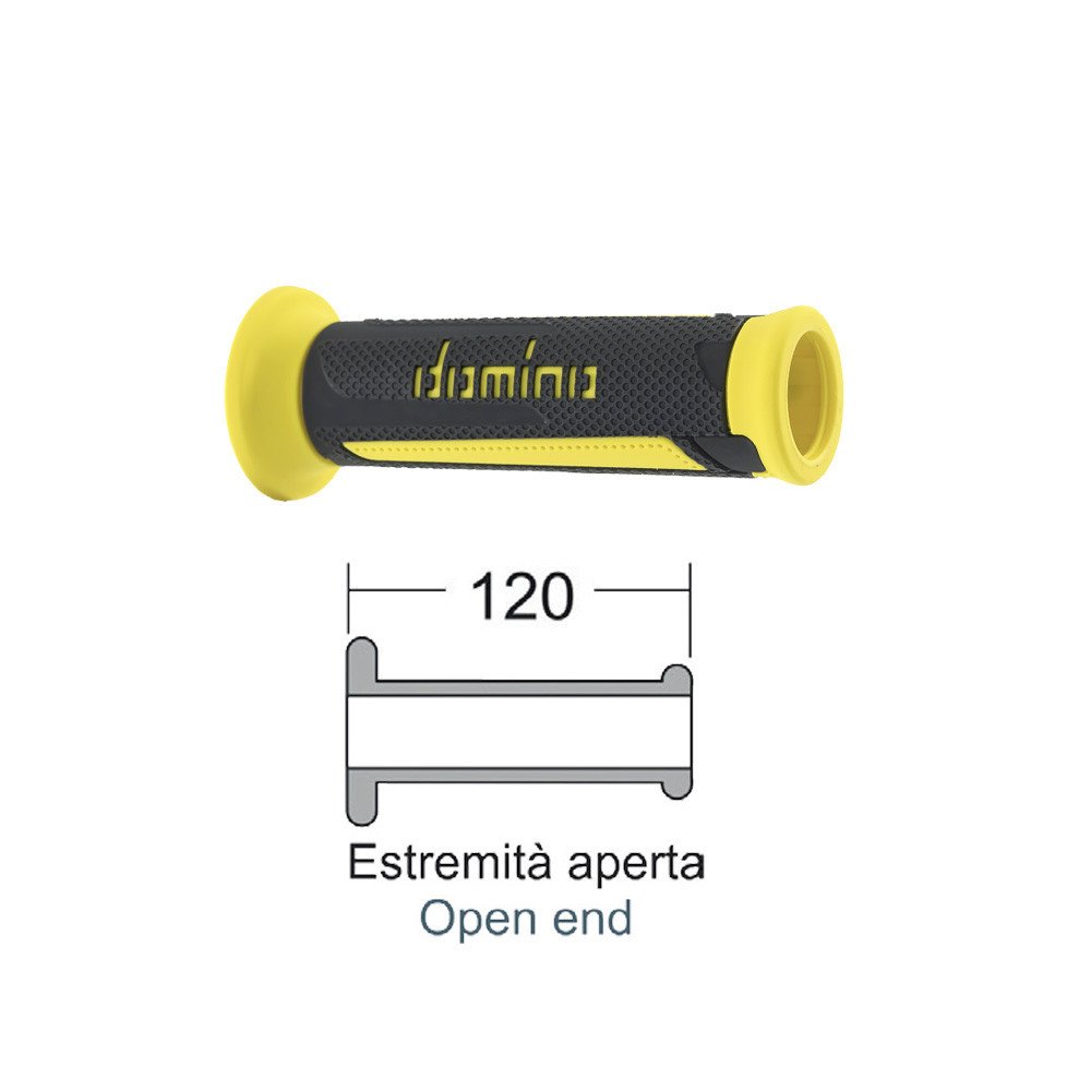DOMINO Grips Turismo yellow/anthracite
