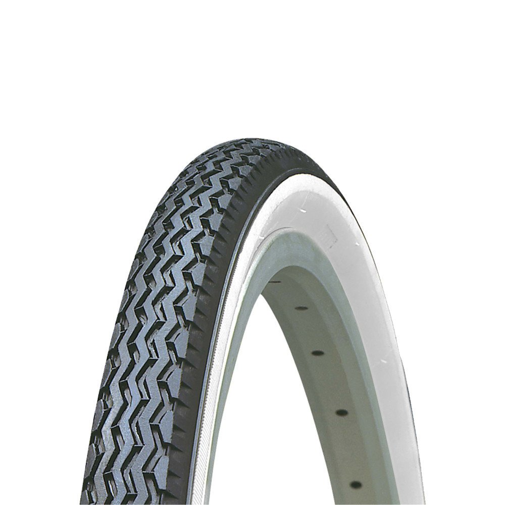 Tyre K133 - 24X1-3/8, black white, rigid