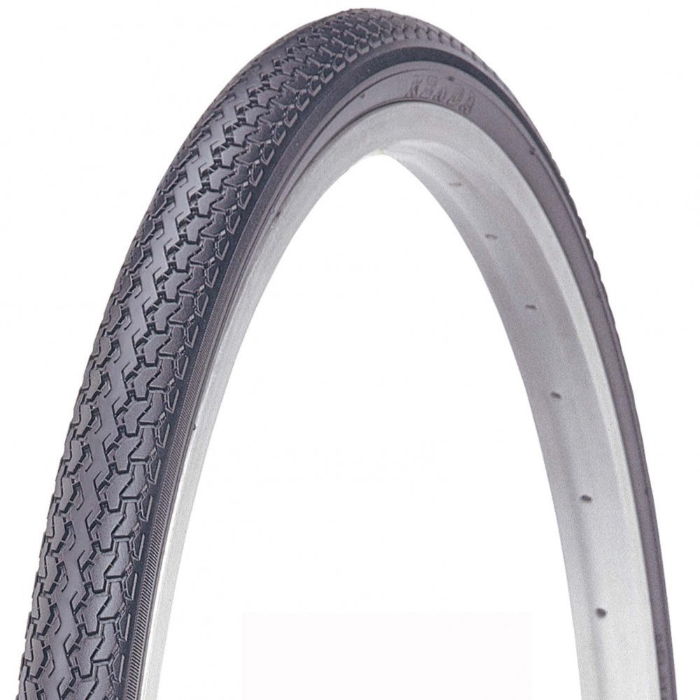 Tyre K199 - 26X1-3/8, black white, rigid