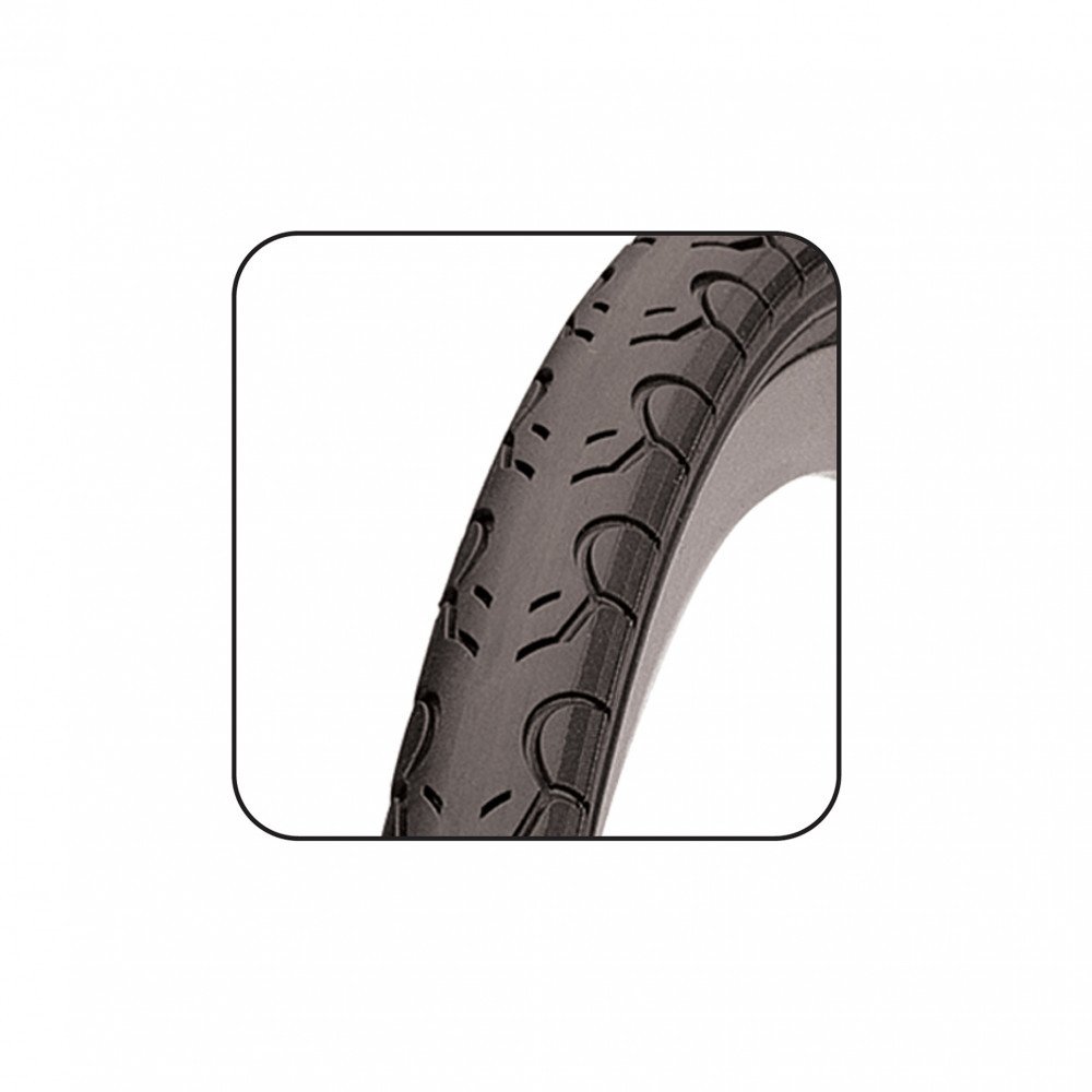 Tyre K193 KWEST- 12X1/2X1.75, black, rigid