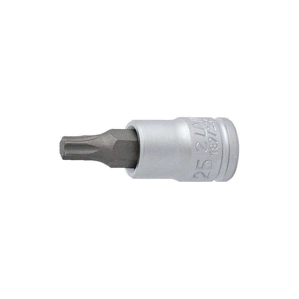 Screwdriver socket with TORX profile 1/4 187/2TX - TX 27